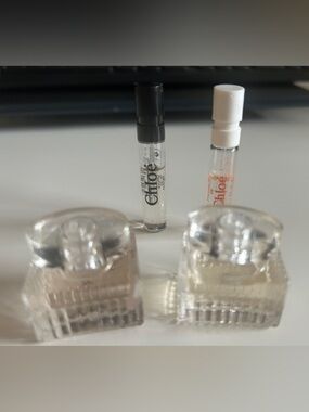 Chloe Clear Glass Mini Perfume Vials